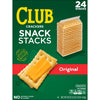 Club Crackers, Original Buttery Snack Stacks, Light and Flaky Crackers, 24 Pack, 2.08 Ounce Individual Servings