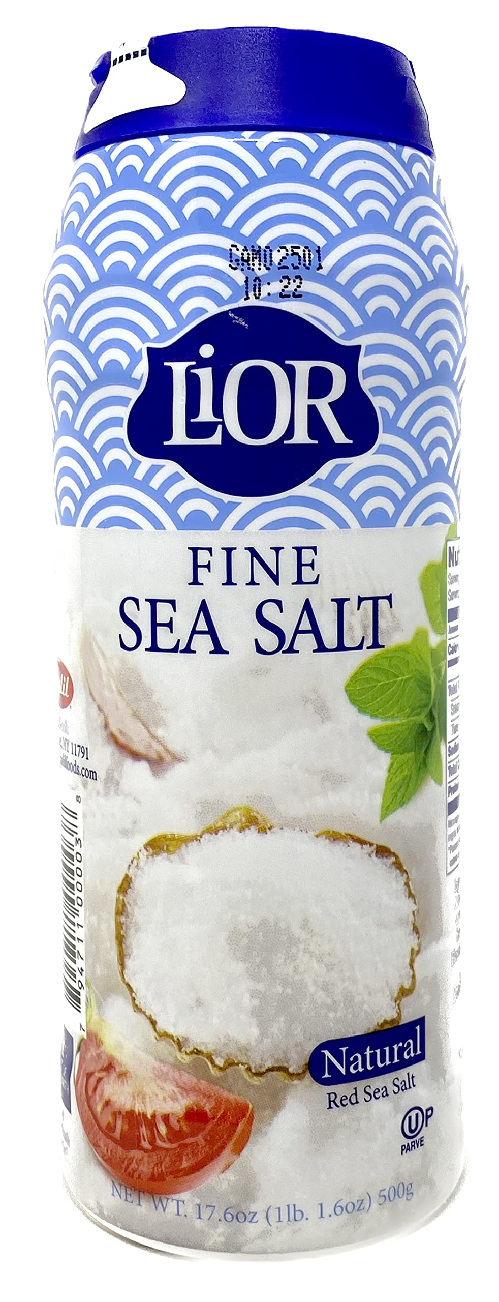 LiOR Fine Sea Salt Shaker, Kosher for Passover 17.6 Ounce