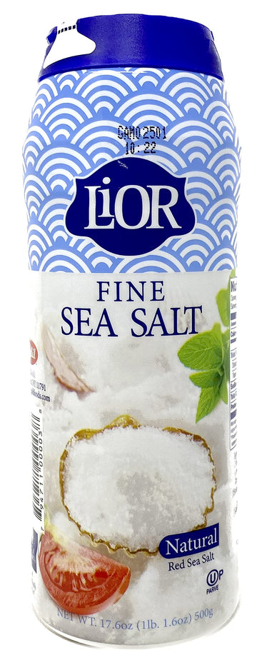 LiOR Fine Sea Salt Shaker, Kosher for Passover 17.6 Ounce