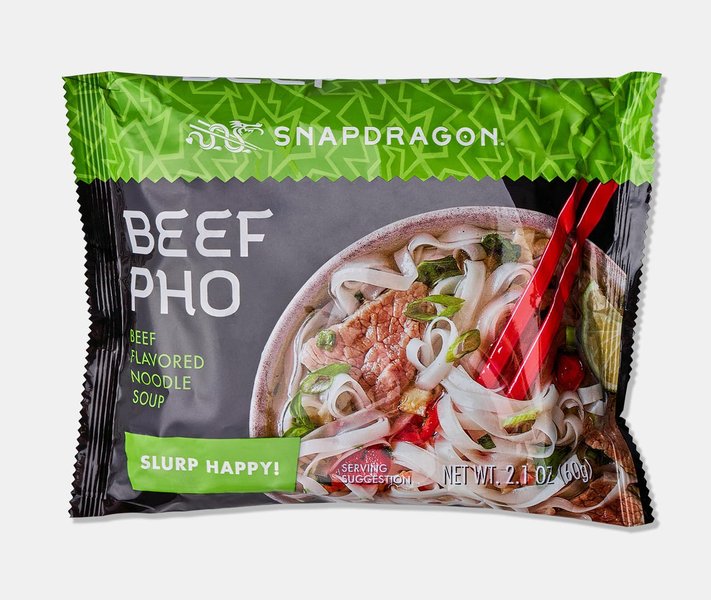 Snapdragon Beef Pho Instant Noodle Packets, 8.4 oz (4-Pack) - Authentic Flavor, Quick Meal Solution, Perfect for Pho Lovers