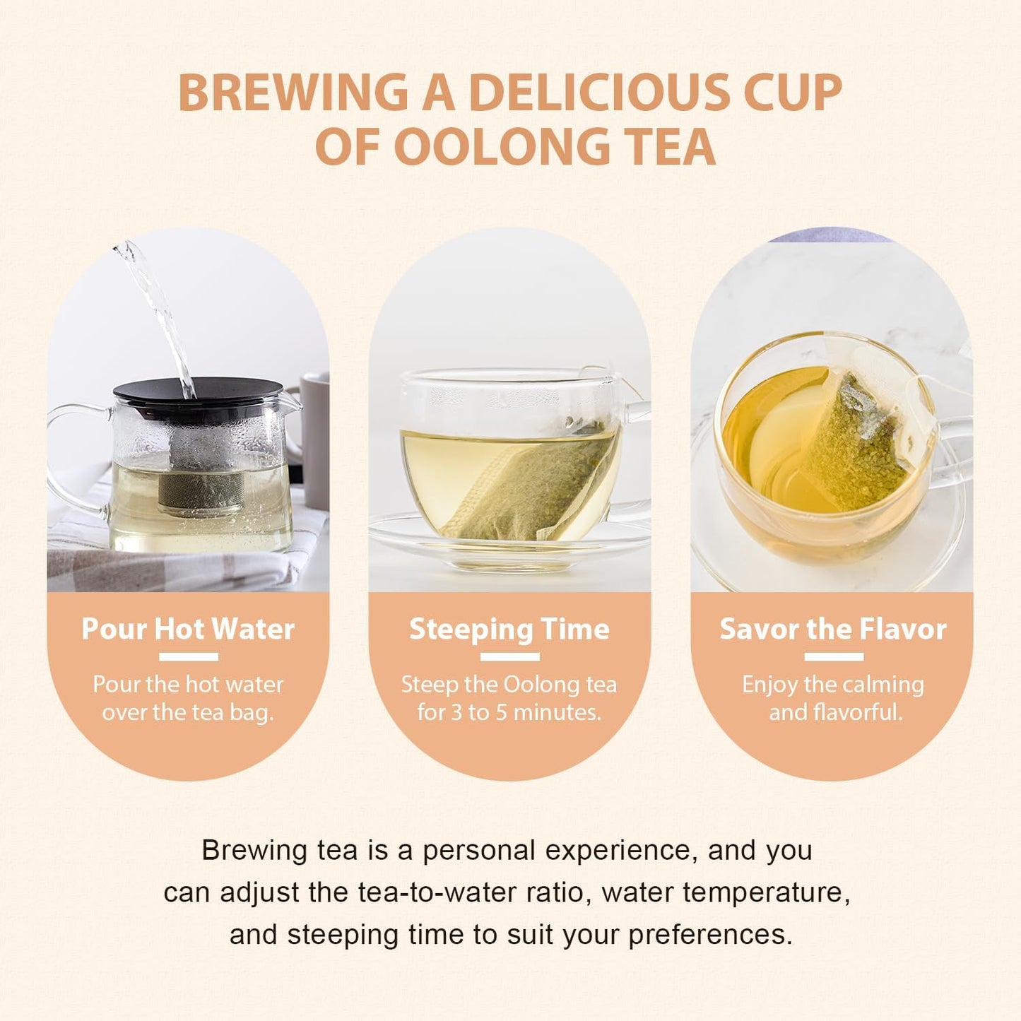 Soeos Organic Oolong Tea  200 Tea Bags (2 Pack)  Low Caffeine  Perfect Alternative to Coffee  Hot and Cold Brew  Fresh and Healthy Oolong Tea
