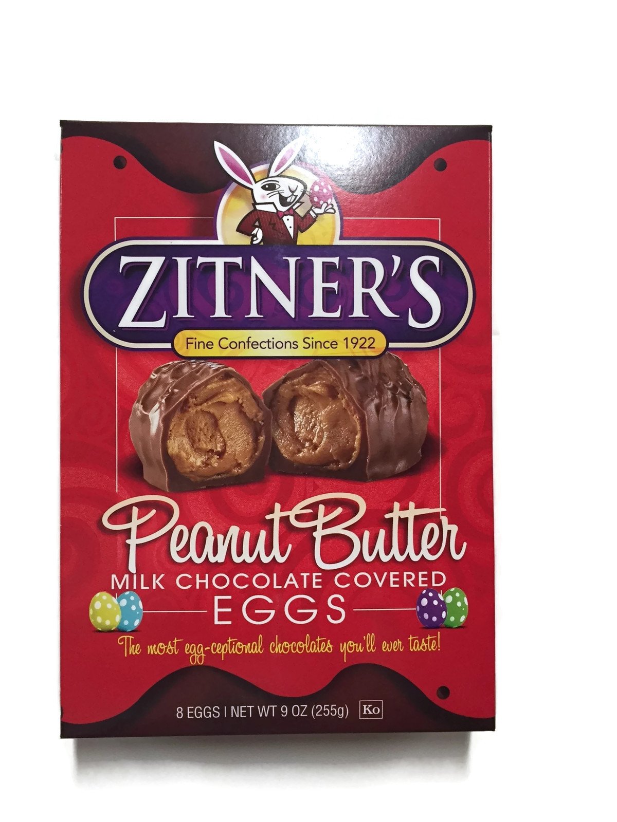 Zitner's Peanut Butter Chocolate Covered Eggs, 9 oz