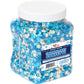 Snowflake Sprinkles - 1.2 Pounds - Winter Wonderland Snowflake Confetti - Blue & White Jimmies - Bulk Sprinkle Mix For Decoratin