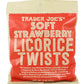 Trader Joe'S Soft Licorice Twists 8Oz (Strawberry Licorice, 1 Pack)