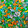 Homankit Dinosaur Sprinkles for Cake Decorating Edible Pearl Sugar Sprinkle for Baking Cake Cupcake Toppers Cookie Decorations K