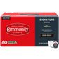 Community Coffee Signature Blend Dark Roast Coffee Pods, 60 Count, Compatible with Keurig 2.0