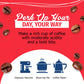 CAFE AROMA Dark Roast Espresso Ground Coffee, Vacuum Sealed, 8.8 oz (4-Pack)