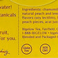 YCNO KOMBOFAN Cold Water Infusion Peach Lemonade Acai Tea Bags, Herbal, Caffeine Free, Pack of 2 (Total: 36 Count)