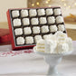 The Swiss Colony Coconut Petits Fours - Gourmet Mini Layer Cakes with Coconut Creme and Swiss Creme Icing  Holiday Cake Assortment Gift Pack of 24  Petits Fours Cakes for Dessert and Celebrating