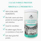 Mt. Capra Clean Whole Protein + Minerals & Probiotics | Grass-Fed Goat Milk Protein, Contains Casein and Whey Protein, No Sweete