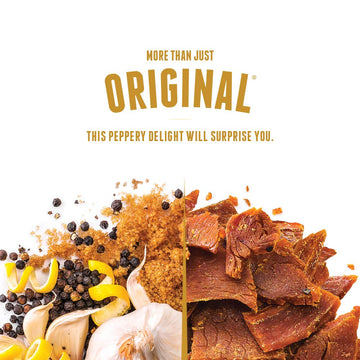 Perky Jerky Turkey Jerky Variety Pack of 5 - 2.2 oz, Low Sodium, 7-10g Protein, Low Fat, Non-GMO, 100% U.S