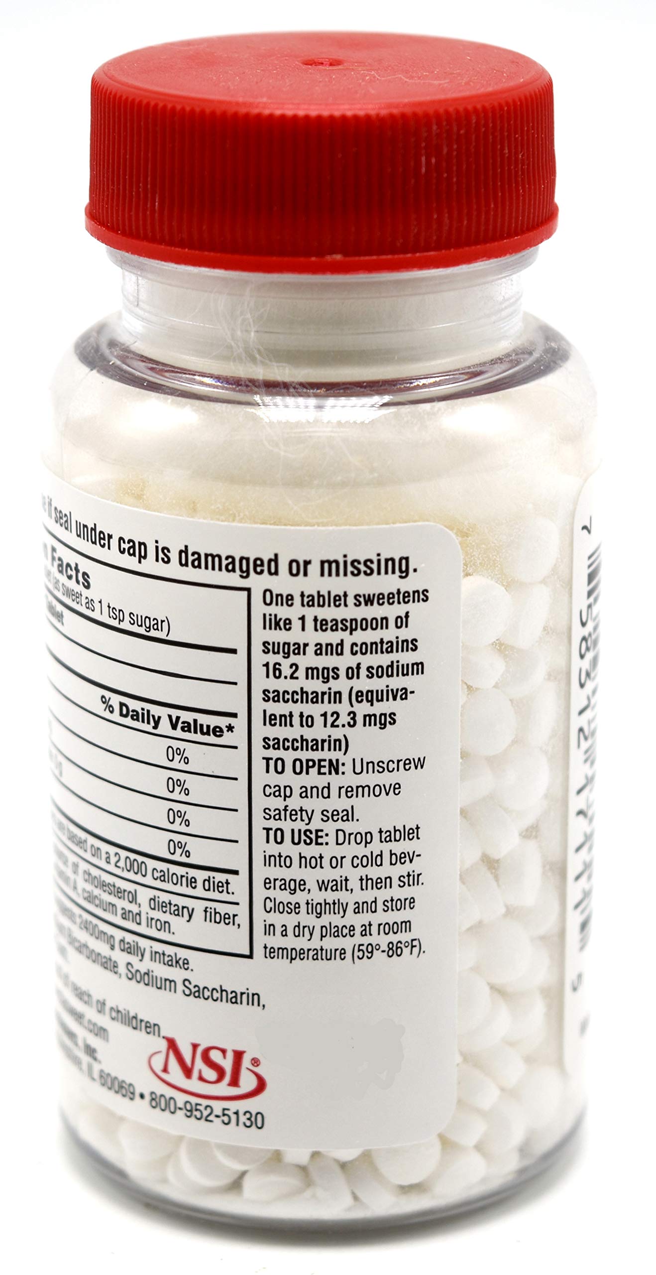 Necta Sweet Saccharin compact pieces, 1/4 Grain, 1000 compact pieces, Pack of 3, Model HU-XI-144