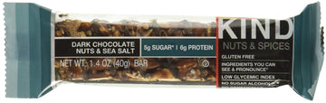 Kind Fruit & Nut Bars Bar Dk Choc/Nuts&Sea Salt 1.4 Oz