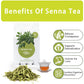 SAMCCI Senna Tea - 50 Teabags, Non-GMO, Caffeine-Free, Promotes Digestion, Colon Cleanse, 1.5g per Bag