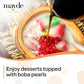 Mayde Popping Boba Pearls for Drinks, Desserts, & Breakfast Bowls (Mango Flavor, 7 Pounds)