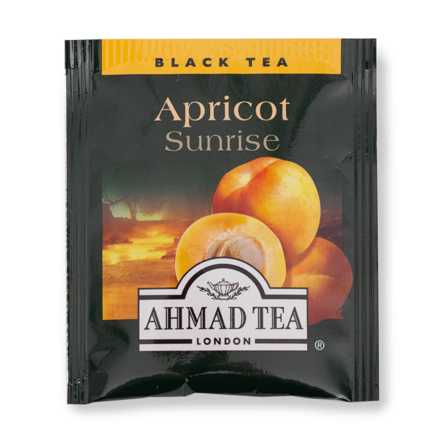 Ahmad Tea Black Tea Apricot Sunrise Teabags - 20 Count (Pack of 6) - Caffeinated, Sugar-Free, Model 953