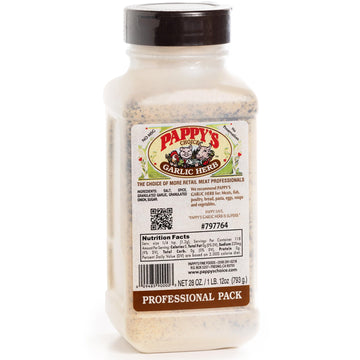Pappys Fine Foods Garlic Herb Seasoning - 28oz - Perfect for Cooking and Grilling