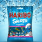 Haribo Gummi Candy, Smurfs, 4 Oz. Bag (Pack Of 12)