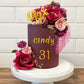 Acrylic Alphabet Number Cake Topper Diy Personalized Name Cake Toppers With A-Z Letter 0-9 Number Happy Birthday And Happy Anniv