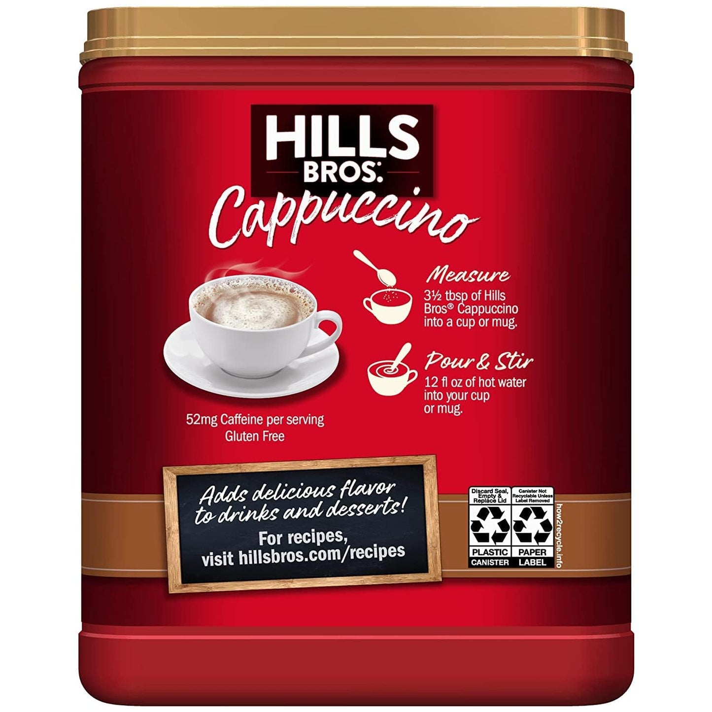 Hills Bros. Flavor Coffee, English Toffee, 16 Ounce Pack of 6