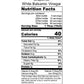 Viva Oliva G fruit White Balsamic Vinegar - 375ml - 100% Natural - Barrel Aged Gourmet from Modena, Italy