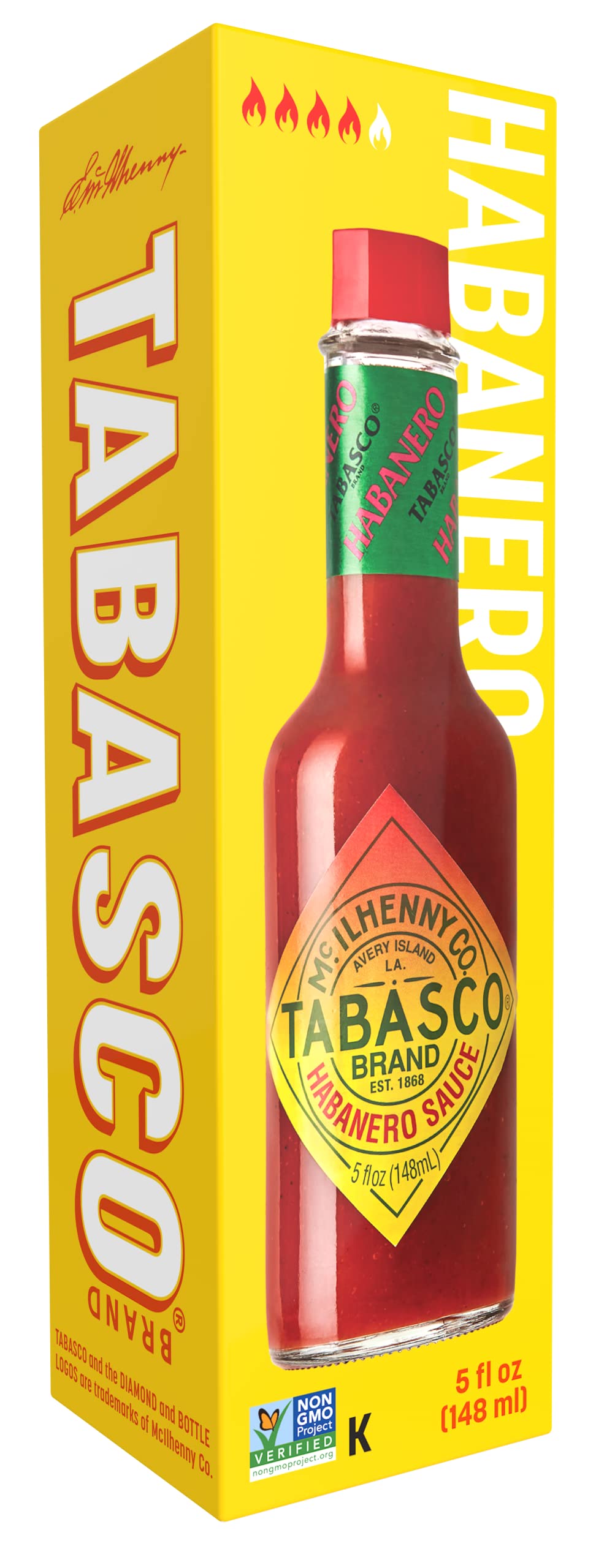 Tabasco Brand Habanero Pepper Sauce, 5 Oz (Pack Of 12)