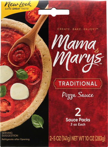 Mama Marys Original Pizza Sauce Pouch, 2 Count