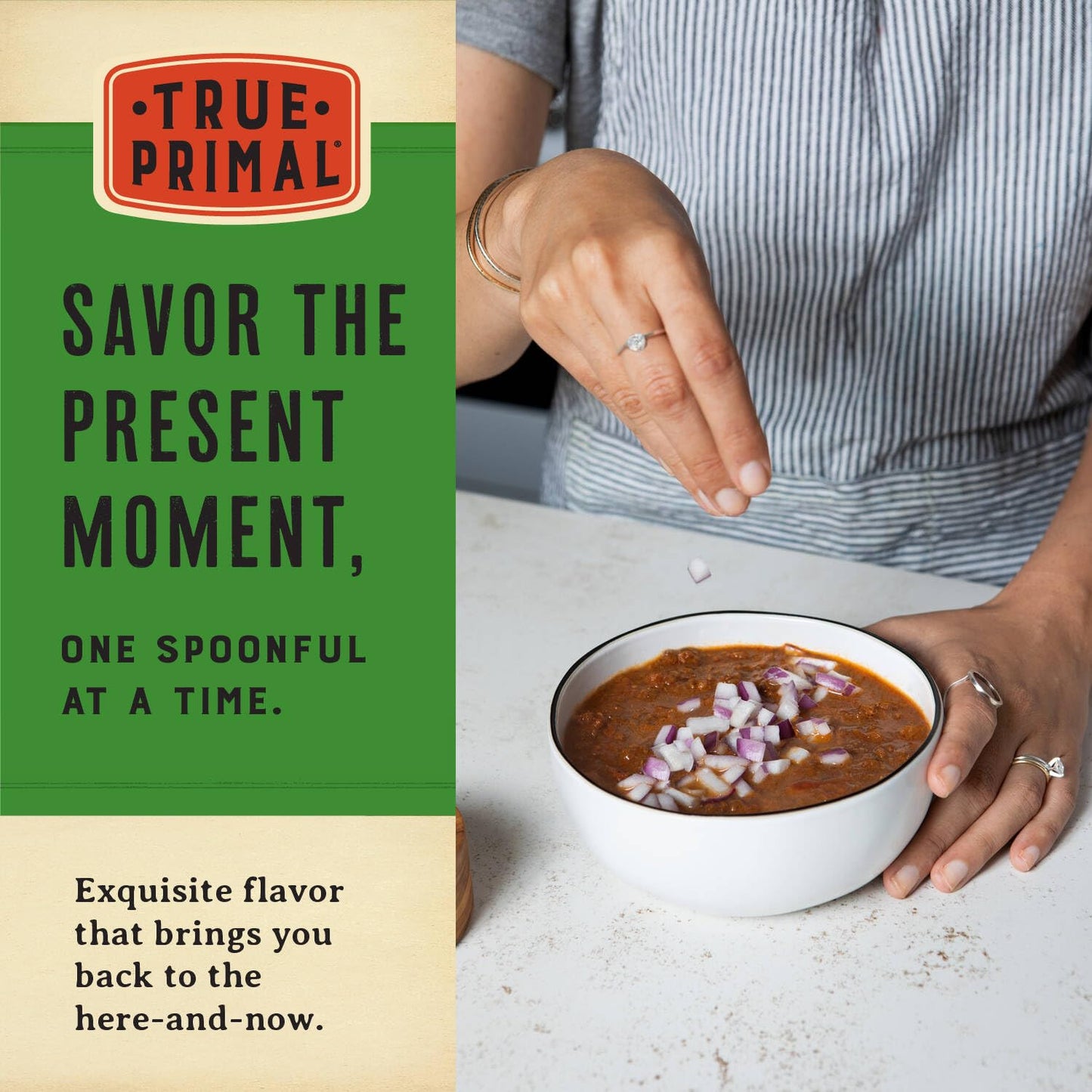 True Primal Beef Chili 8-Pack, Gluten-Free, No Beans, Paleo, Keto, 16 oz Ready to Eat, Grass-Fed Beef, Whole30 Approved