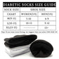 Lin Performance Ankle Diabetic Socks For Women And Men Non-Binding Top Cushion Sole Moisture Wicking, 4 Pairs (13-15, White)