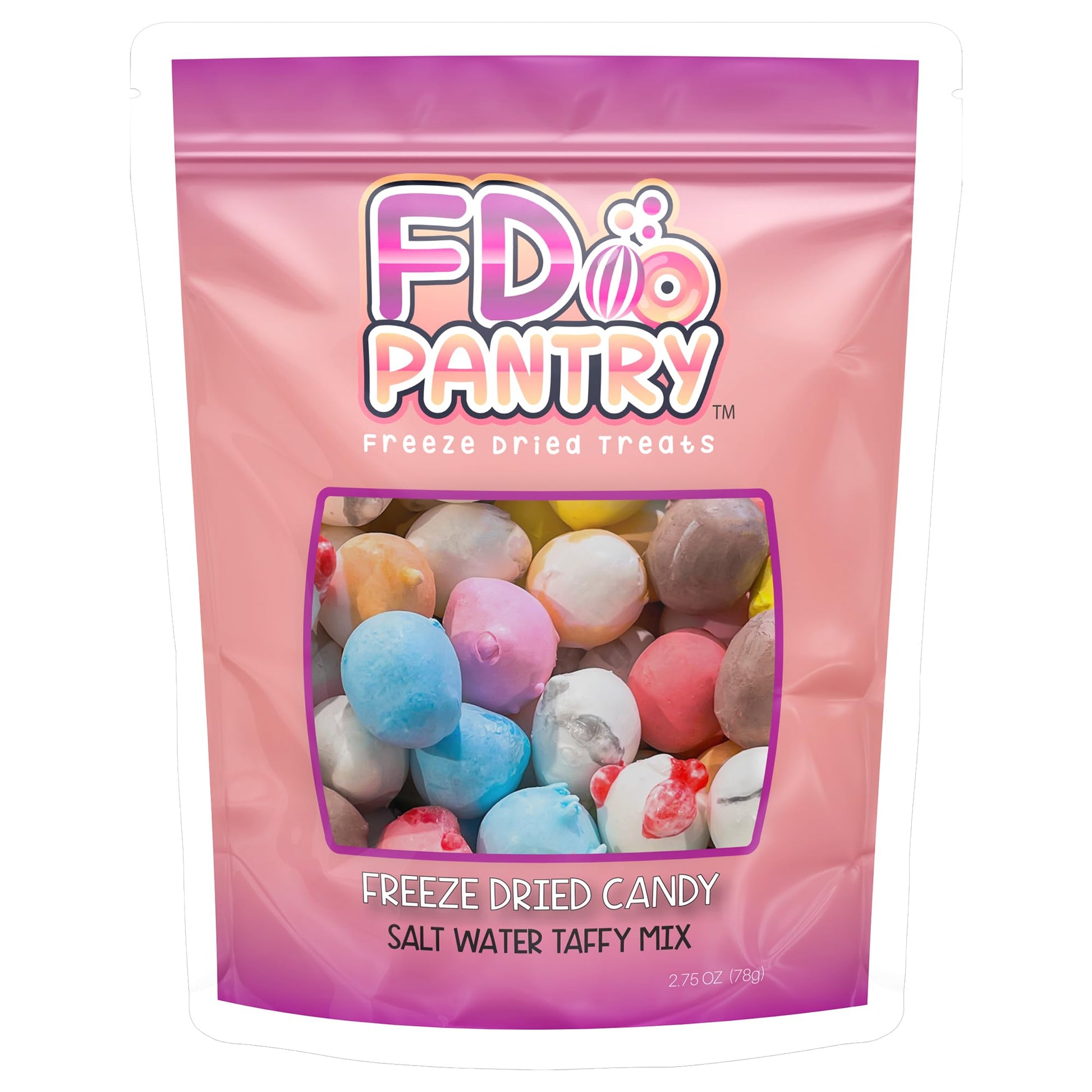 Freeze Dried Candy - Freeze Dried Salt Water Taffy Treats (Variety Mix 2.75 oz)