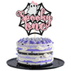Gyufise 1Pc The Spooky One Cake Topper Pink Glitter The Spooky One Halloween Cake Picks 1St Birthday Cake Decorations For Hallow