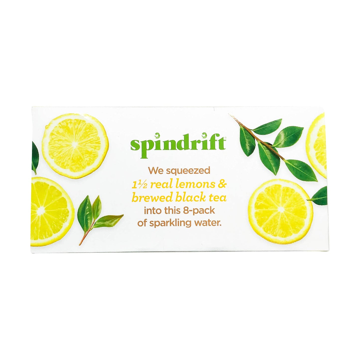 SPINDRIFT HALF TEA & HALF LEMON SPARKLING WATER CAN IN BOX 8 CT 96 OZ - 0856579002671
