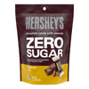 HERSHEYS Zero Sugar Chocolate with Almonds Candy Bars, Individually Wrapped, Aspartame Free, 5.1 oz Bag