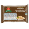 Laxmi Brand, Brown Basmati Rice, Vegetarian, Whole Grain, Light, Nutty Flavor, Made Pure, Made Fresh, Product of India (2lb)