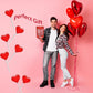Fruidles Valentines Day Lollipops Mini Red Heart Shaped Strawberry Flavored Lollipop, Individually Wrapped, 5G Lollipops (40 Lollipops)