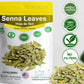 Natural Senna Leaves Hoja Sen Dried Herbal Leaves, Senna Raw Leaf, Hoja Sen Cut & Sifted Herbs, Non-Gmo, Gluten-Free, Senna Alex