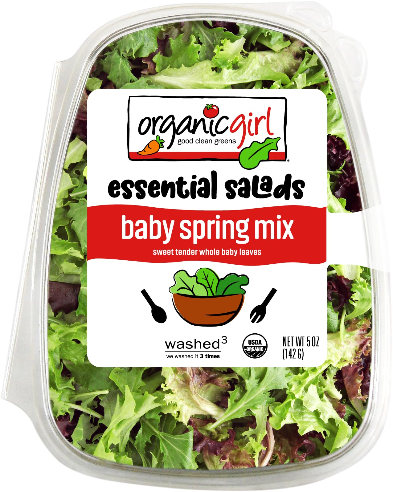 Organic Girl Baby Spring Mix, 5 Ounce