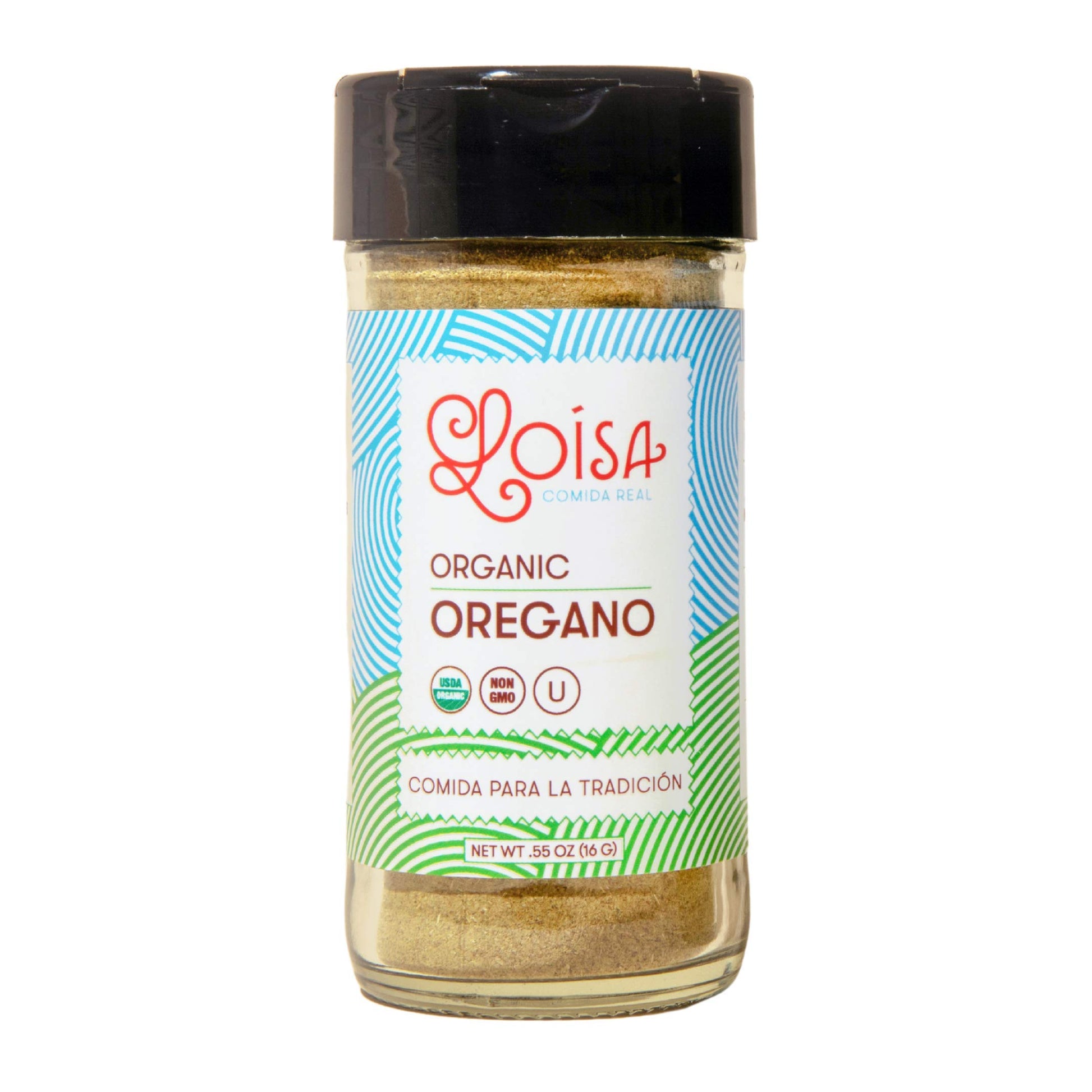 Loisa Organic Oregano - Usda Organic, Non-Gmo, No-Msg, No Preservatives, No Artificial Coloring, No Artificial Flavors, (Oregano .55Oz)