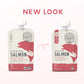 Serenity Kids 6+ Month Baby Food Puree Pouches with Wild Caught Salmon, Butternut Squash & Beet - Ethically Sourced Meat & Organ