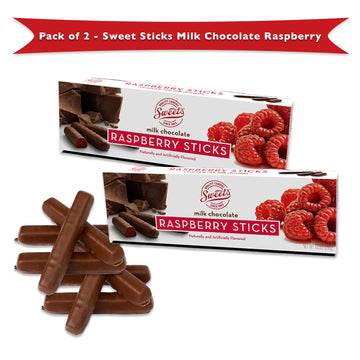 Sweets Raspberry Milk Chocolate Sticks 2 Pack, Chocolate Candy, Chocolate Box, Chocolate Covered Fruit, Box Of Chocolates, Choco