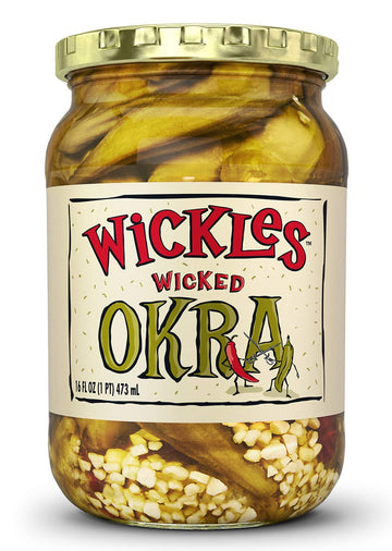 Wickles Wicked Okra Pickled - 16 oz