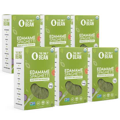The Only Bean - Edamame Pasta (Spaghetti) - Gluten Free Pasta, Keto Low Carb Pasta Noodles, High Protein Pasta, Organic Healthy 