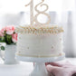 Hatcher lee Cake Topper - Bling Crystal Happy 18th Birthday Decoration, Gold, Metal, Model HCL-011