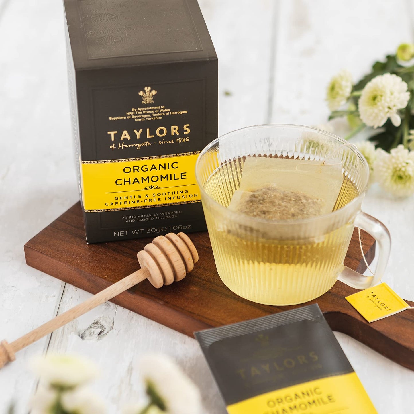 Taylors Of Harrogate Organic Chamomile Herbal Tea, 20 Count (Pack Of 6)