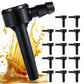 Upgrade 15 Pieces Black Maple Sap Spiles, 5/16 Tree Taps For Syrup, Maple Syrup Spile For Maple Birch Syrup Supplies, Maple Syrup Tapping Kit, Maple Tree Tapping Kit For Experts Or Beginners