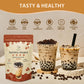 Soeos Boba Pearls, Black Tapioca Pearls 8.8 Oz(Pack Of 36), Black Sugar Flavor Boba Pearls For Bubble Tea, Smoothies & Desserts