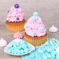 Blue Sprinkles For Cake Decorating 3.5 Ounces, Edible Sugar Pearls Mixing Sizes For Cupcake Topper, Cookies, Ice Cream Toppings