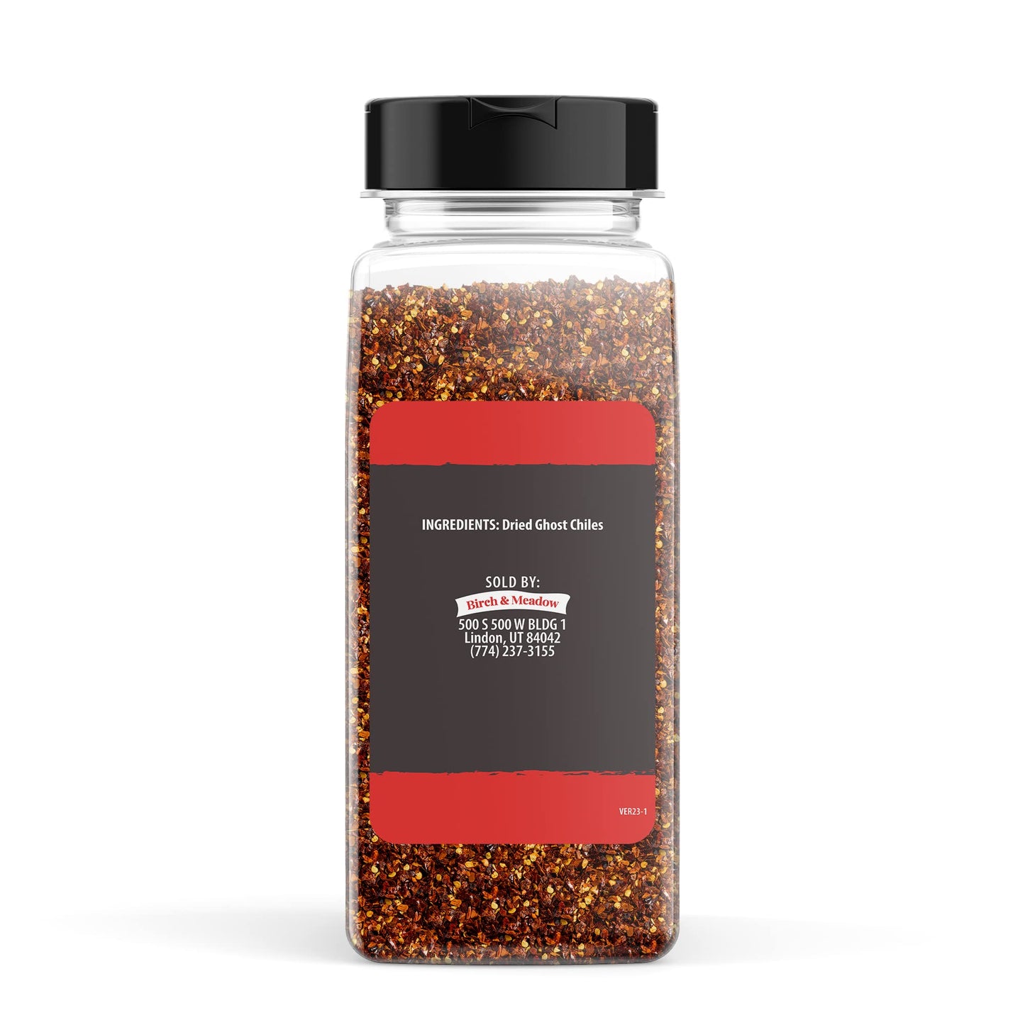 Birch & Meadow, Ghost Pepper Flakes, 250,000+ SHU, Extremely Hot Bhut Jolokia Chile Peppers (3.2 Ounce)