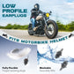 Softvox Motorcycle Earplugs With Detachable Cord [2 Pairs], Wind Noise Reduction & Audible Hearing Protection Reusable Ear Plugs