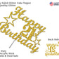 21 Birthday Cake Topper Gold Glitter, Party Decoration Ideas, Premium Quality, Sturdy Doubled Sided Glitter, Acrylic Stick. Made